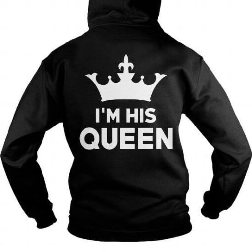 Crown I’m His Queen Hoodie (Back Side)
