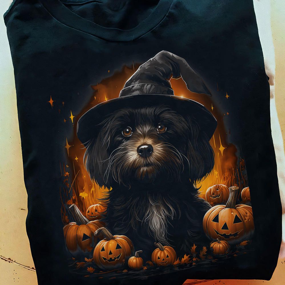 Cute Black Shih Tzu Halloween Shirt Cute Black Shih Tzu Halloween Shirt