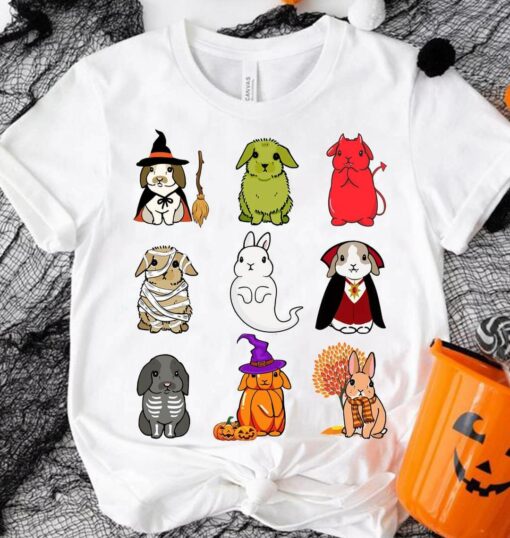 Cute Bunny In The Halloween Event Shirt
