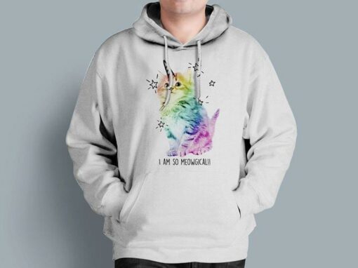 Cute Colorful UniCat I Am So Mewgical !! Hoodie
