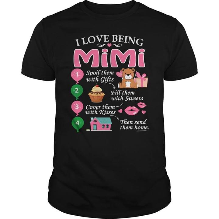 Cute Gifts And Bear I Love Being Mimi Spoil Them With Gifts Fill Them With Sweets Shirt Cute Gifts And Bear I Love Being Mimi Spoil Them With Gifts Fill Them With Sweets Shirt