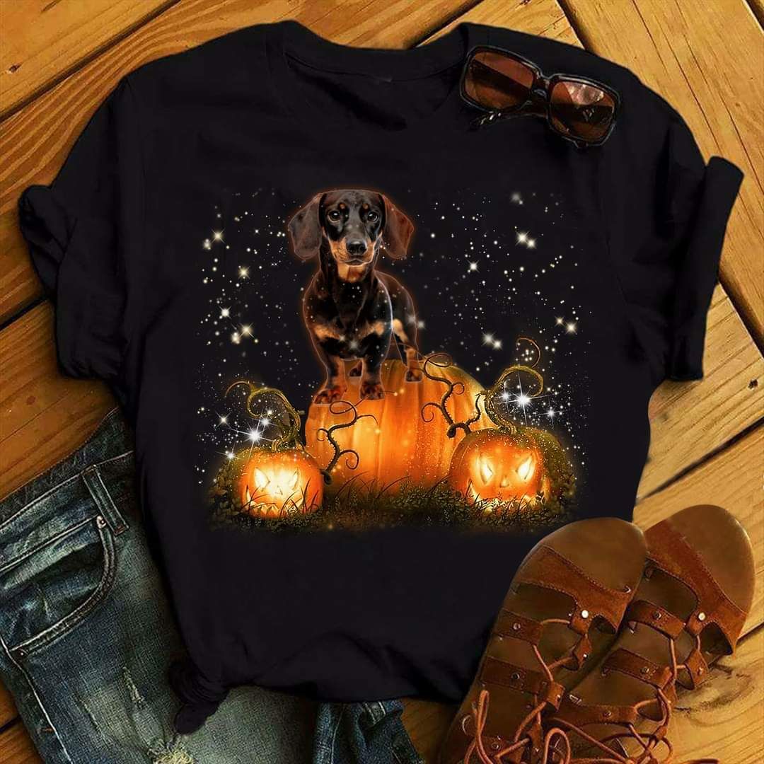 Dachshund Halloween Shirt, Dog Lover Dachshund Halloween Shirt, Dog Lover