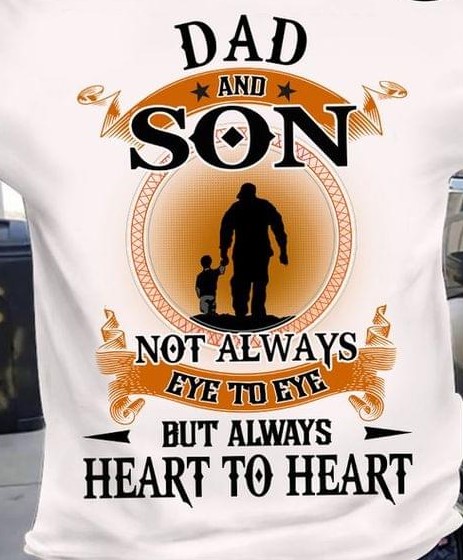 Dad And Son Not Always Eye To Eye But Always Heart To Heart Dad And Son Shirt Dad And Son Not Always Eye To Eye But Always Heart To Heart Dad And Son Shirt