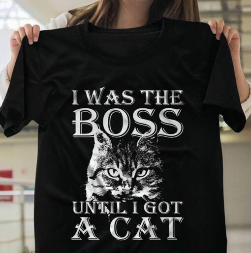 Dangerous Cat I Was The Boss Until I Got A Cat Shirt