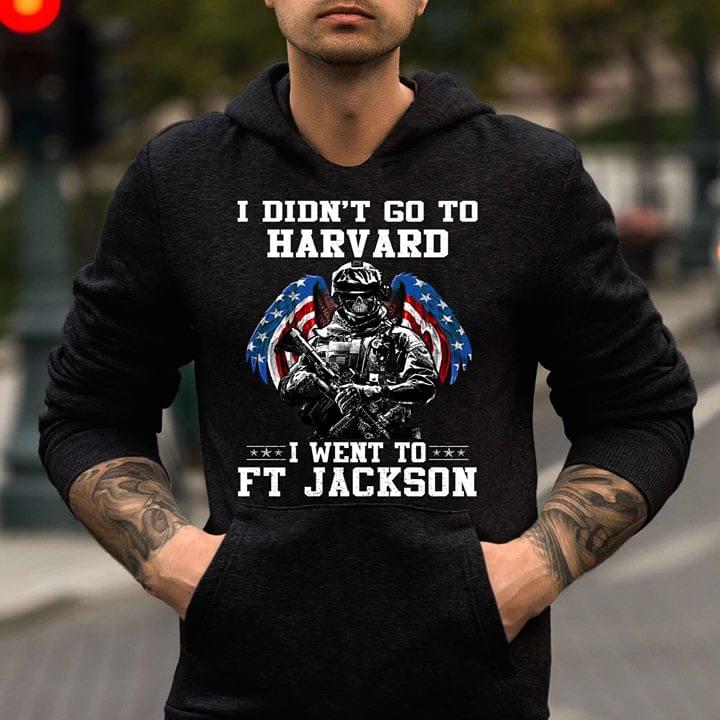 Death Knight Soldier American Angel Wings I Didn't Go To Harvard I Went To Ft Jackson Hoodie Death Knight Soldier American Angel Wings I Didn't Go To Harvard I Went To Ft Jackson Hoodie