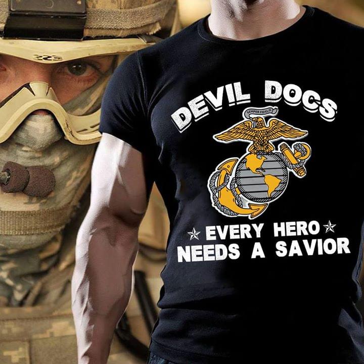 Devil Docs Every Hero Needs A Savior Shirt Devil Docs Every Hero Needs A Savior Shirt