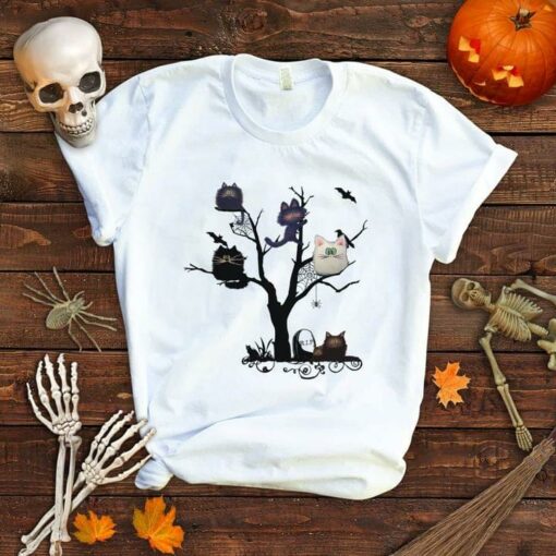 Different Cats Tree Halloween Shirt