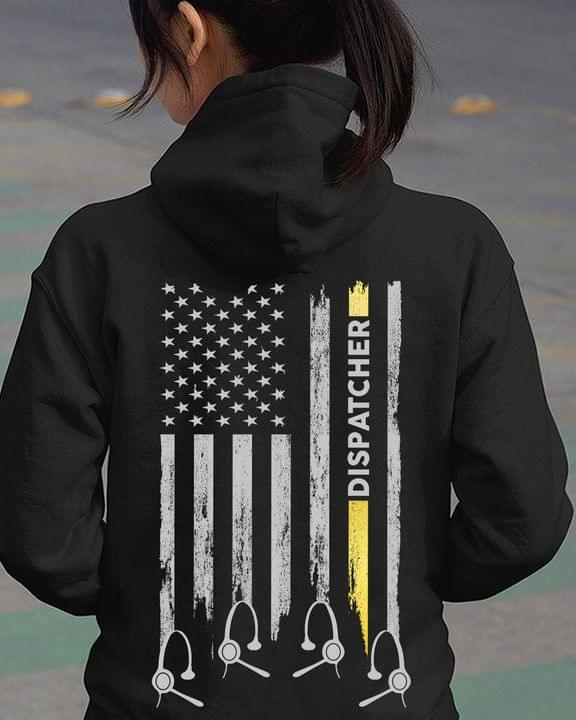 Dispatcher Flag Of America Headphones Shirt Dispatcher Flag Of America Headphones Shirt