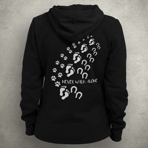 Dog Horse And You Never Walk Alone Hoodie