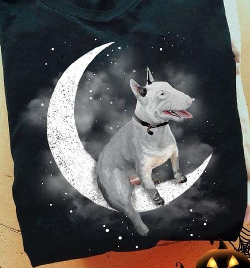 Dog Sitting On The Moon Shirt Dog Sitting On The Moon Shirt