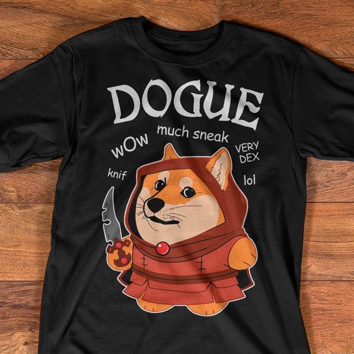 Dogue Doge Cute Funny Dungeon Warrior Assassin Shirt Dogue Doge Cute Funny Dungeon Warrior Assassin Shirt