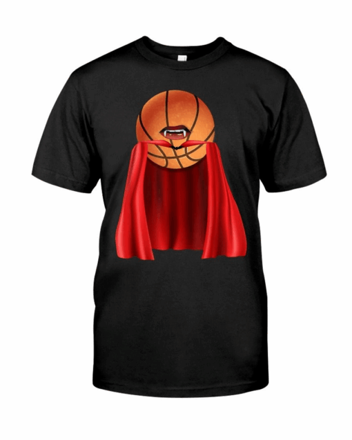 Dracula Basketball Player Halloween T-Shirt