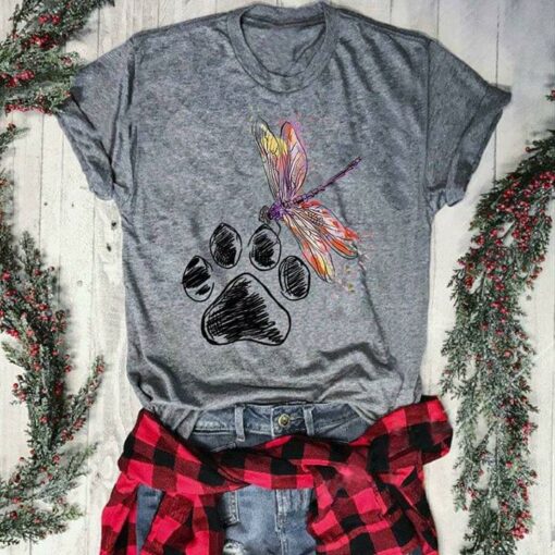 Dragonflies And Dog Shirt