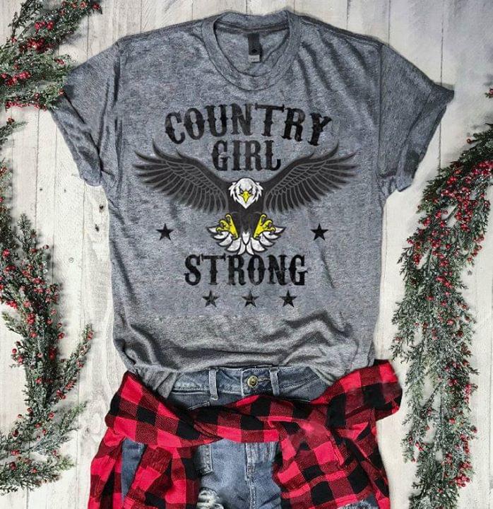 Eagle Flying Country Girl Strong Shirt Eagle Flying Country Girl Strong Shirt