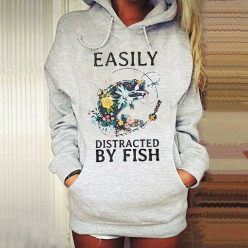 Easily Distracted By Fish Shirt