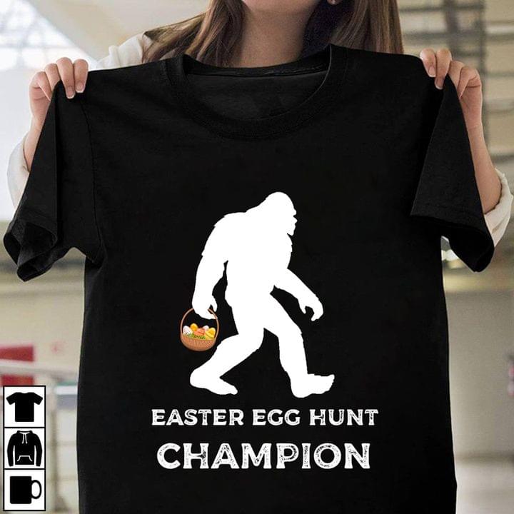 Easter Egg Hunt Champion The Bigfoot Shirt Easter Egg Hunt Champion The Bigfoot Shirt