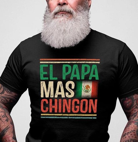 El Papa Mas Chingon Spanish Flag Shirt El Papa Mas Chingon Spanish Flag Shirt