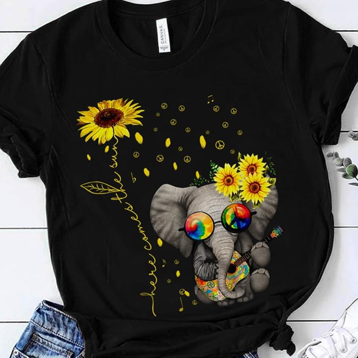 Elephant Here Comes The Sun Shirt Elephant Here Comes The Sun Shirt