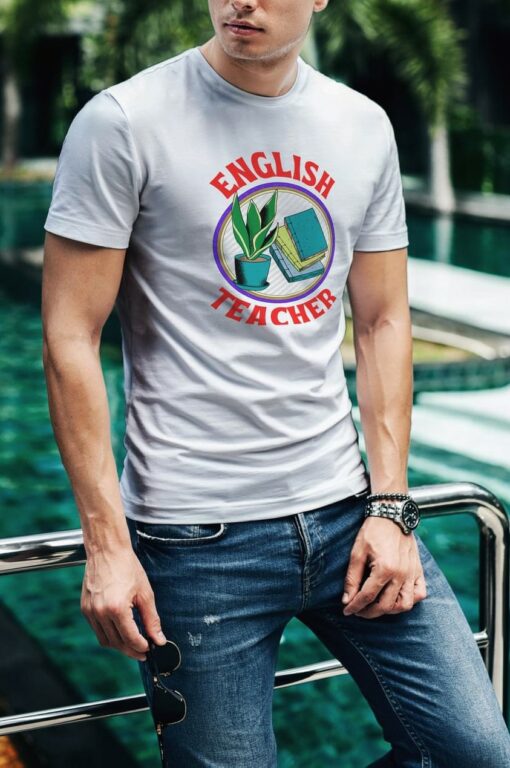 English Teacher Books Plant Shirt