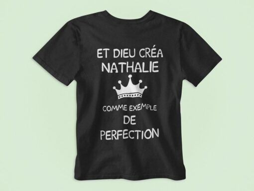 Et Dieu Crea Nathalie Comme Exemple De Perfection Shirt