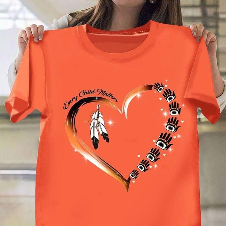 Every Child Matters Leaves Hearts Native People Shirt Every Child Matters Leaves Hearts Native People Shirt