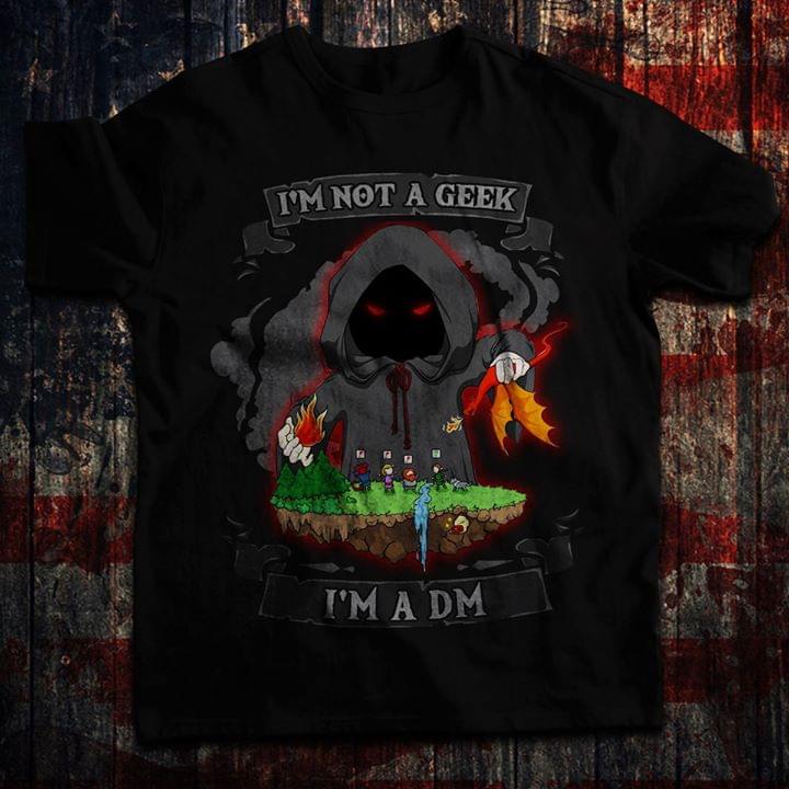 Evil God And The Journey Of Heroes I'm Not Geek I'm A DM Shirt Evil God And The Journey Of Heroes I'm Not Geek I'm A DM Shirt