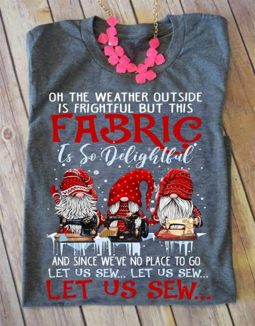Fabric Is So Delightful Winter Sewing Christmas Shirt