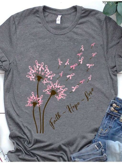 Faith Hope Love Flowers Shirt
