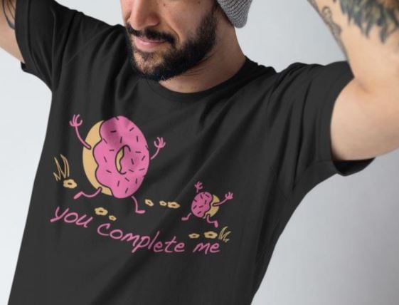 Family Couple Love Funny Doughnut You Completed Me Shirt Family Couple Love Funny Doughnut You Completed Me Shirt