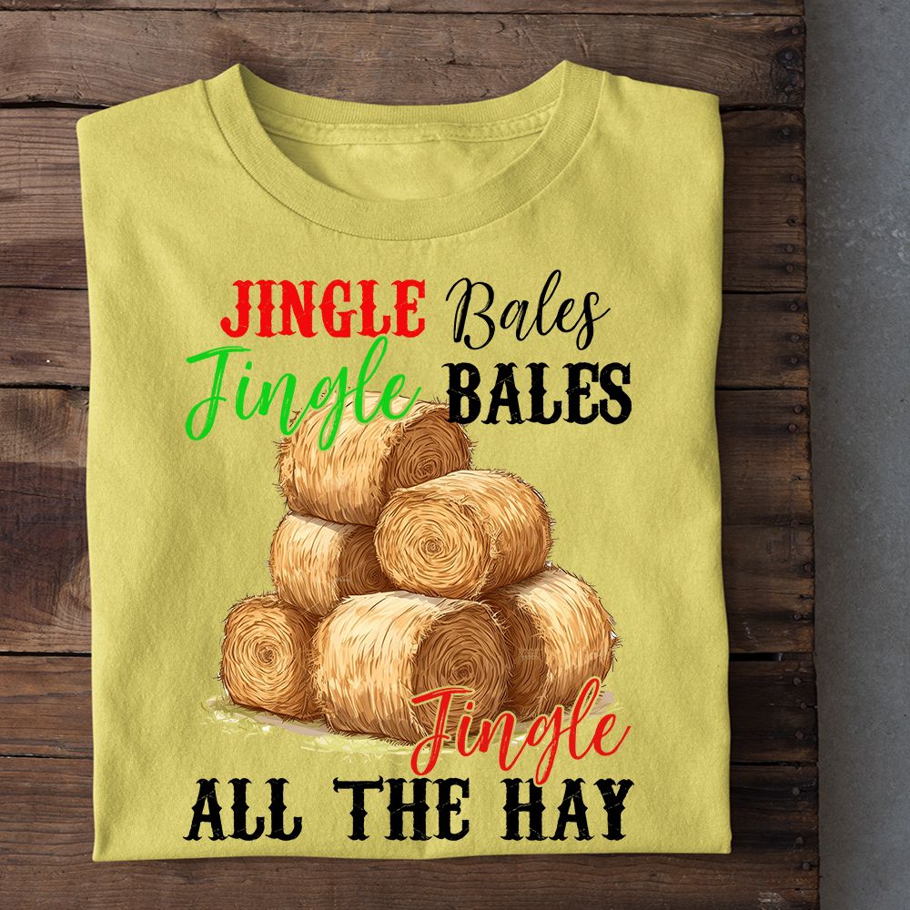 Farmer Christmas Shirt, Jungle Bales Jungle Bales Jungle All The Hay Farmer Christmas Shirt, Jungle Bales Jungle Bales Jungle All The Hay
