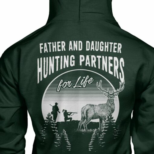 Father And Daughter Hunting Partners, Outdoor Hunter Shirt