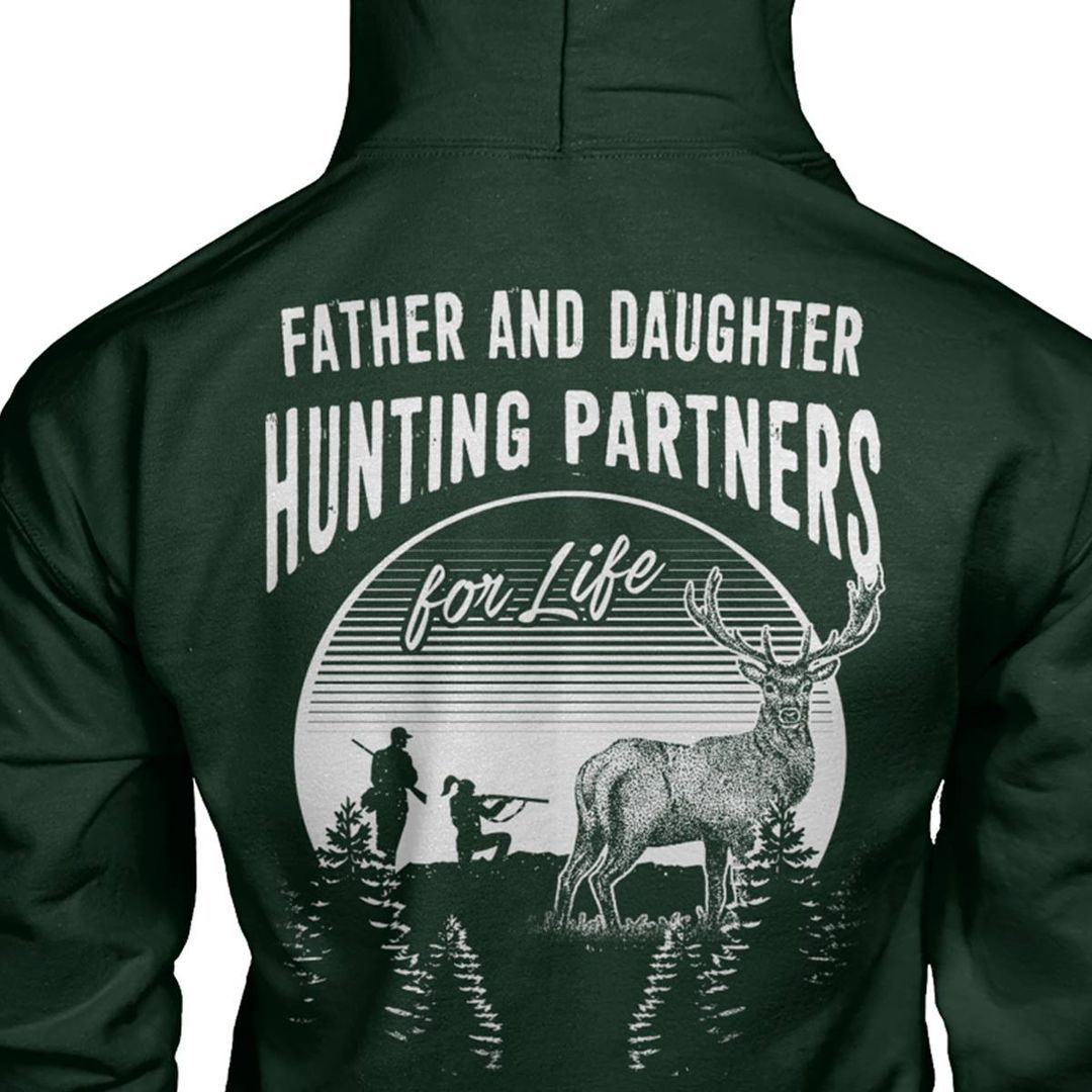 Father And Daughter Hunting Partners, Outdoor Hunter Shirt Father And Daughter Hunting Partners, Outdoor Hunter Shirt
