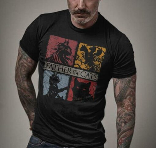 Father Of Cats Shirt