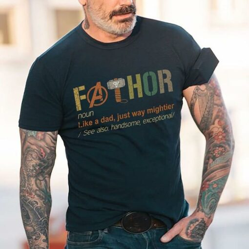 Fathor Noun Like A Dad Just Shirt