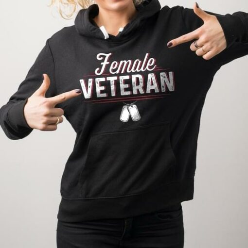 Female Veteran Hoodie
