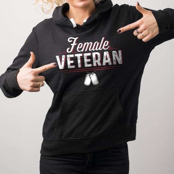 Female Veteran Hoodie Female Veteran Hoodie