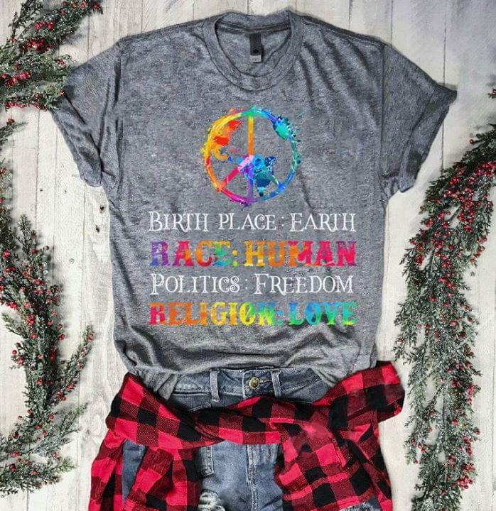 Fire And Water Colorful Elements Peace Birth Place Earth Bace Human Politics Shirt Fire And Water Colorful Elements Peace Birth Place Earth Bace Human Politics Shirt