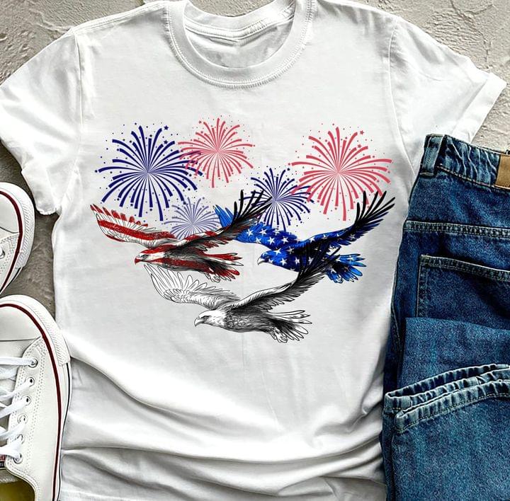 Fireworks Eagles Flag Of America Shirt Fireworks Eagles Flag Of America Shirt