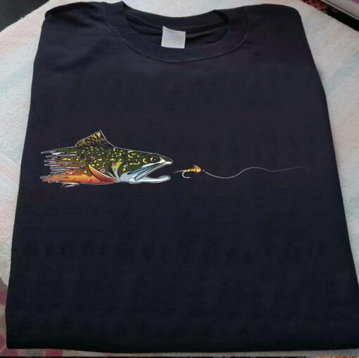 Fish Bait Fishing Outdoor Activity Shirt