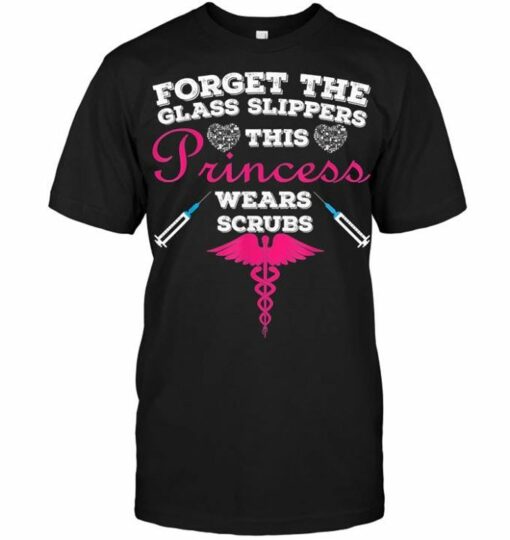 Forget The Glass Slippera This Princess Wears Scrubs Shirt