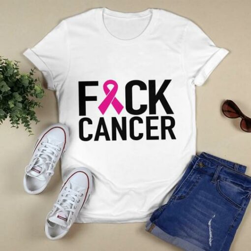 Fuck Cancer Pink Ribbon Shirt