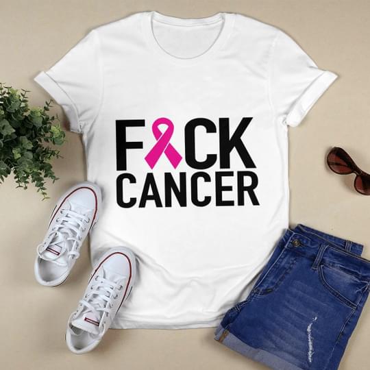 Fuck Cancer Pink Ribbon Shirt Fuck Cancer Pink Ribbon Shirt