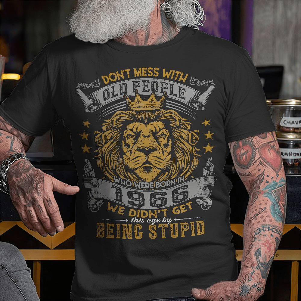 Funny 1966 Born Old People T-Shirt – Vintage Humor Gift Tee Funny 1966 Born Old People T-Shirt – Vintage Humor Gift Tee