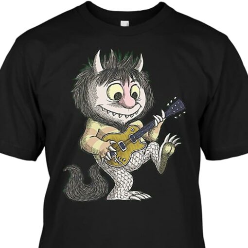 Funny Asia Unicorn With Guitar Shirt