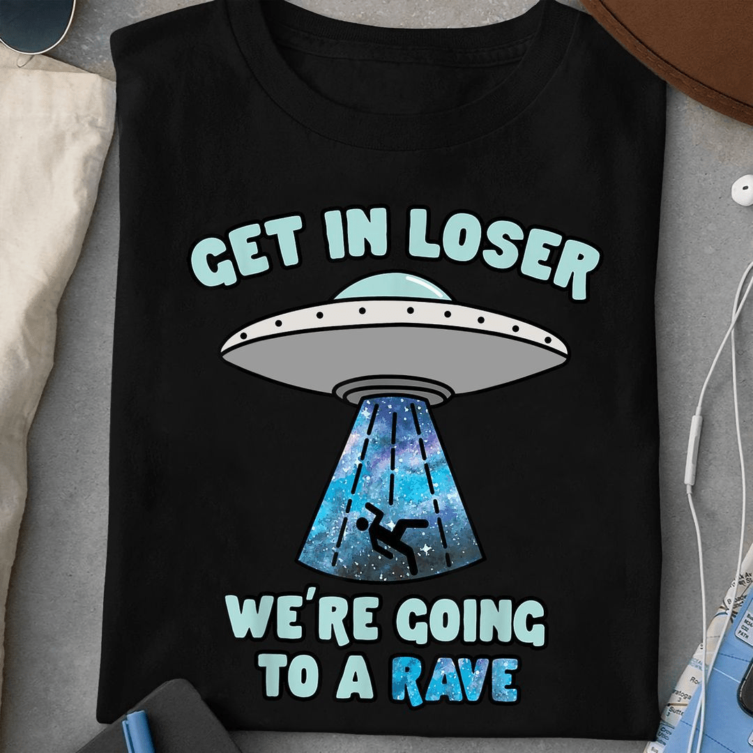 Funny UFO Alien Rave T-Shirt for Music Festival Party Lovers Funny UFO Alien Rave T-Shirt for Music Festival Party Lovers