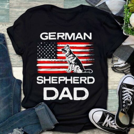 German Shepherd American Dad Dog Pet Love Shirt
