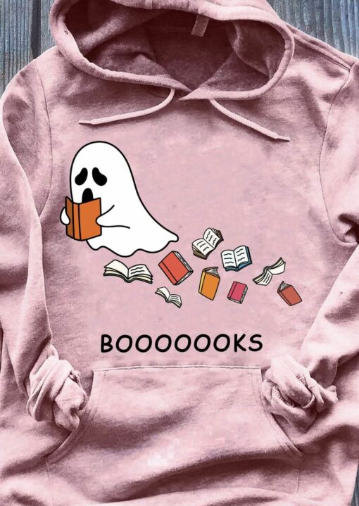 Ghost Read Book, Bookworm Halloween Shirt