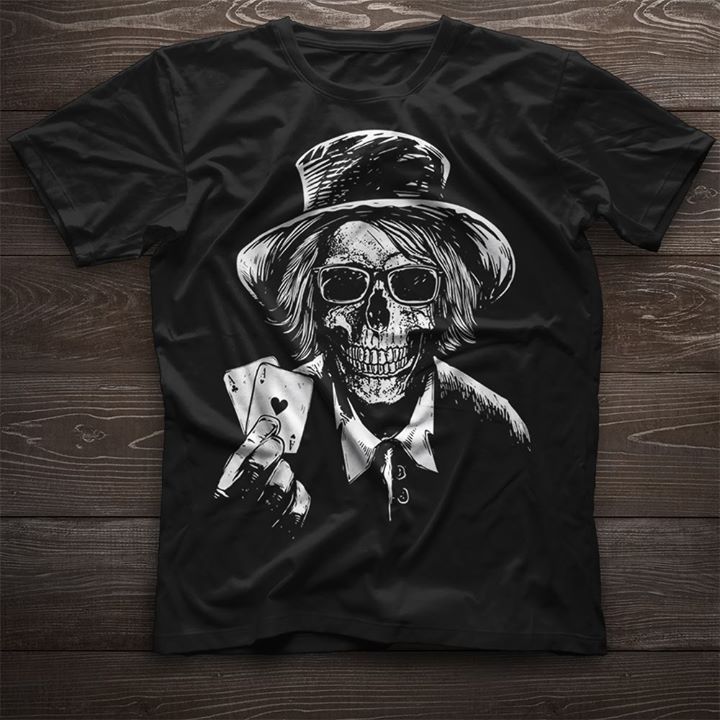 Glasses Cool Skull Poker Boi And Double Ace Playing Cards Shirt Glasses Cool Skull Poker Boi And Double Ace Playing Cards Shirt
