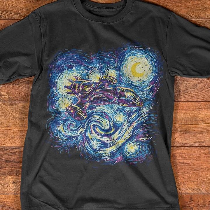 Glaxy Starship Art Style Shirt Glaxy Starship Art Style Shirt