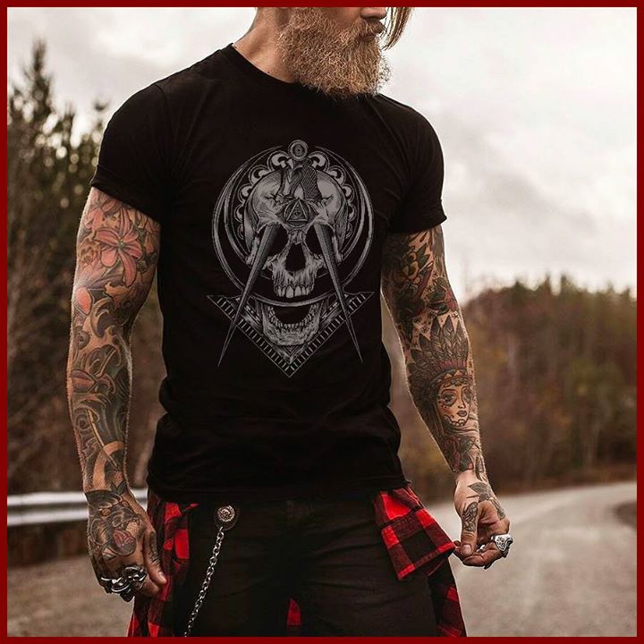 Glory White Skull And Freemasonry Shirt Glory White Skull And Freemasonry Shirt